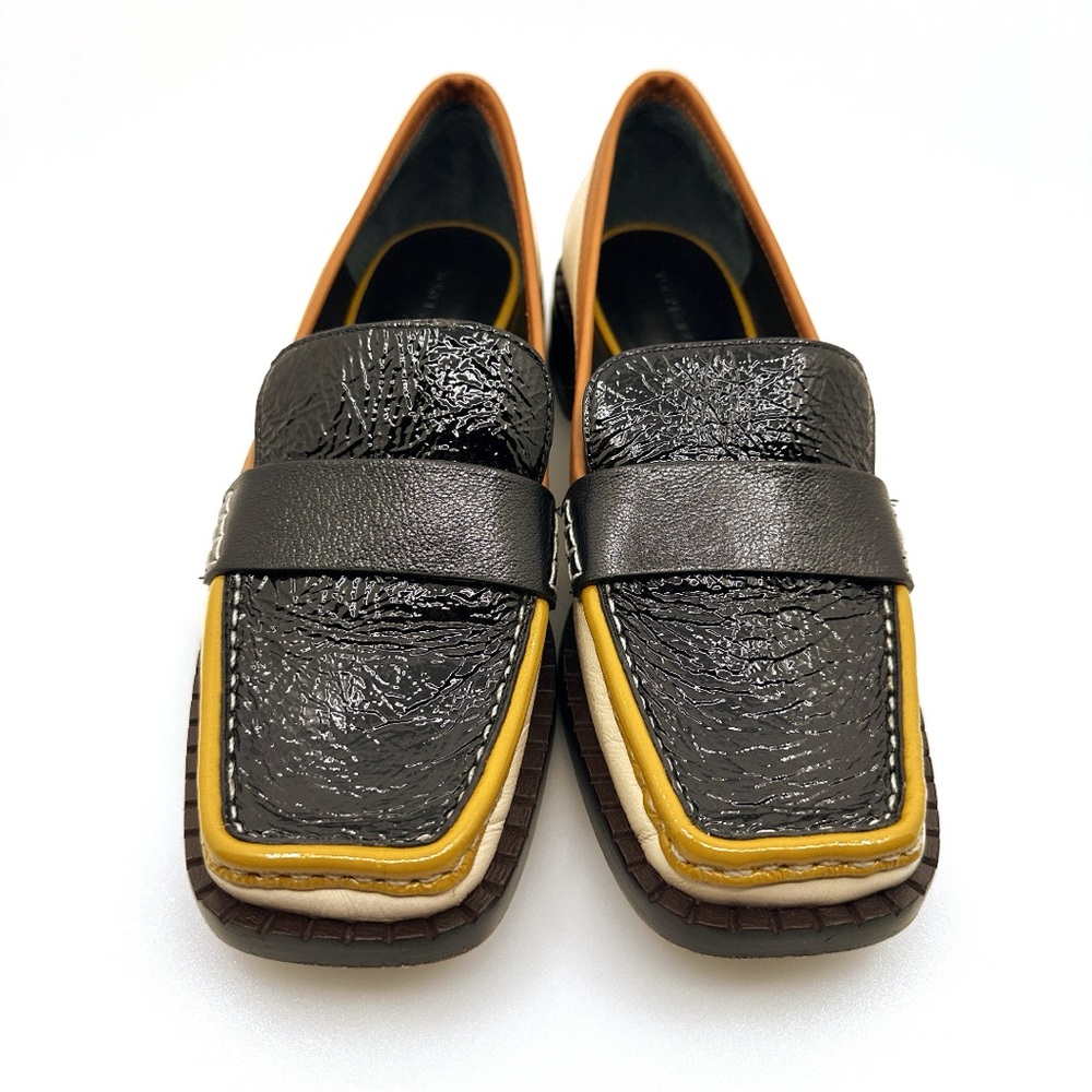Tory Burch 70s Square Loafer 25mm Size 7
Perfect Blk/Cream/Tan Cuoio w/dust bag - Picture 14 of 17